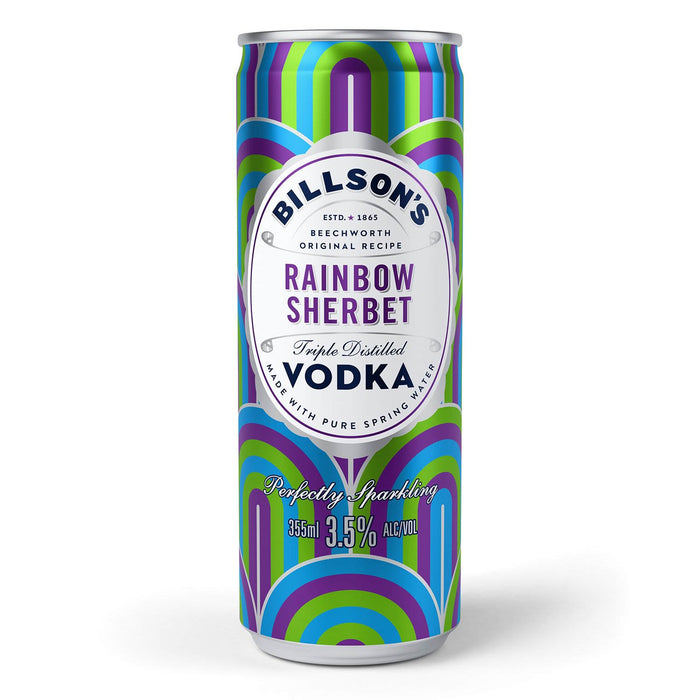Billson's Rainbow Sherbet Can 355mL
