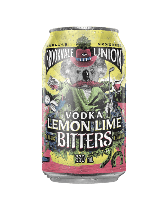 Brookvale Union lemon Lime and Bitters 330mL