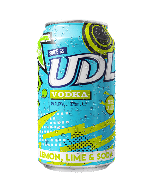 Udl Vodka Lemon Lime And Soda Cans 375ml — Bottle Bros