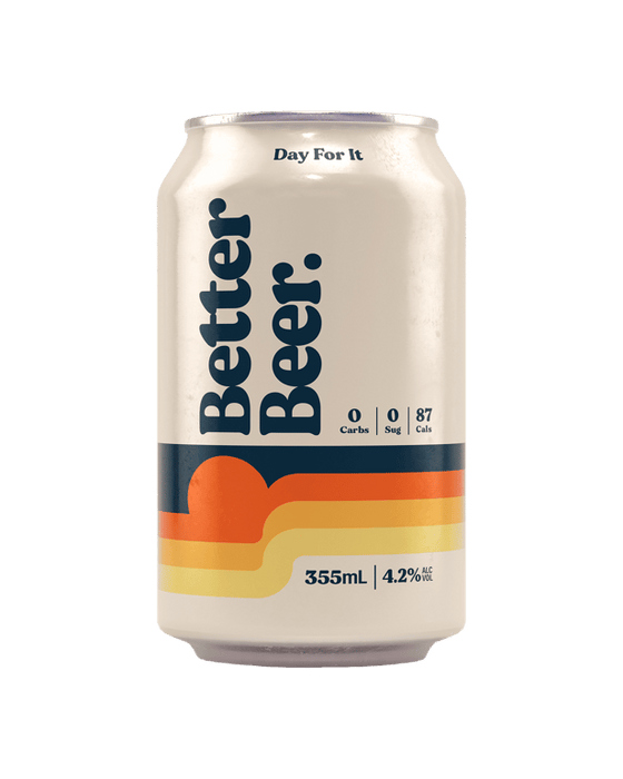 Better Beer Zero Carb Lager Can 355mL