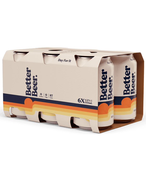 Better Beer Zero Carb Lager Can 355mL