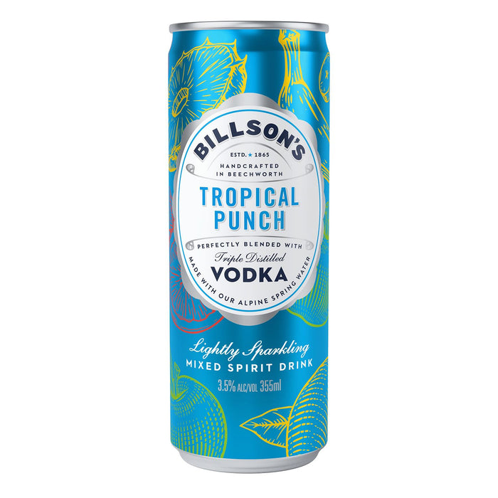 Billson's Vodka Tropical Punch Can 355mL