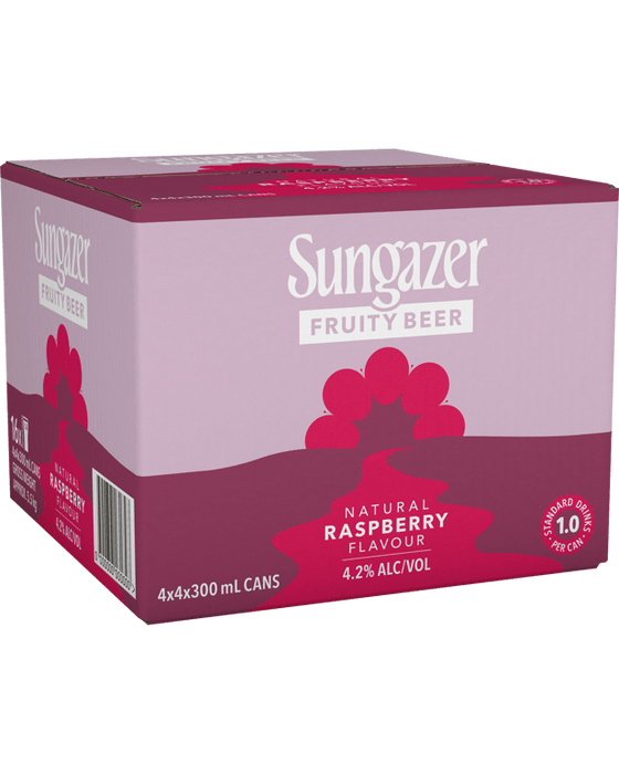 Sungazer Fruity Beer Raspberry Can 300mL