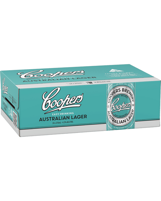 Coopers Australian Lager Cans 375mL