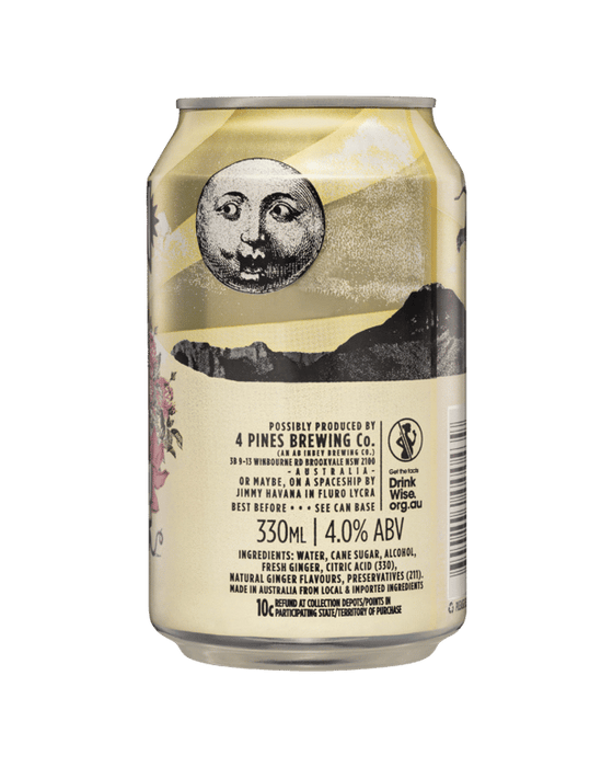 Brookvale Union Ginger Beer Cans 330mL