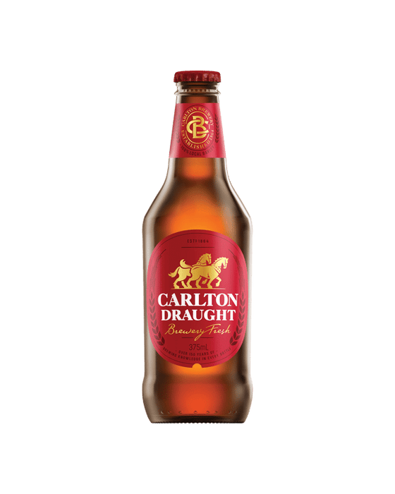 Carlton Draught Bottles 375mL