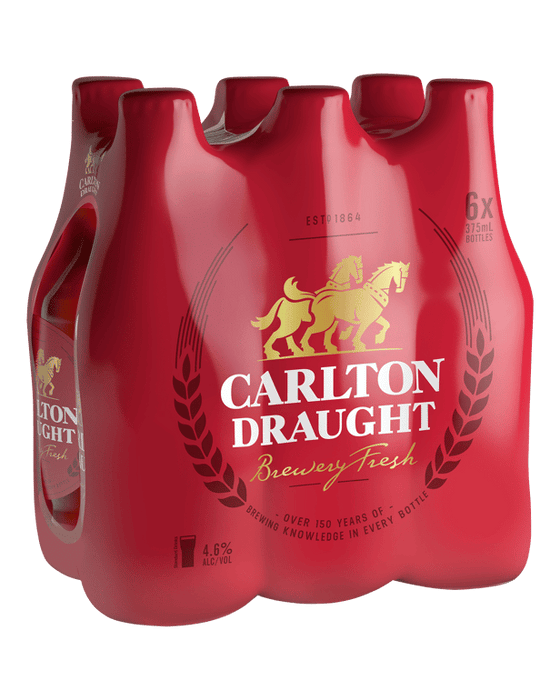 Carlton Draught Bottles 375mL