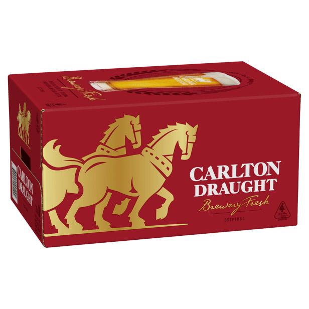 Carlton Draught Bottles 375mL