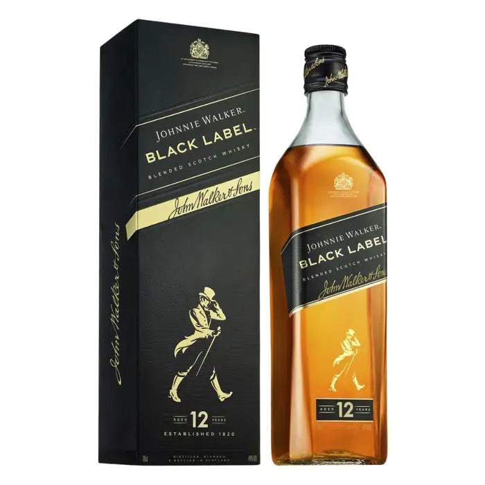 Johnnie Walker Black Label Blended Scotch Whisky (700ml)